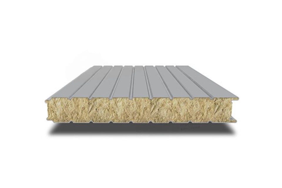Сэндвич-панели для холодильных камер с минеральной ватой, 1200х50 мм, 0.5/0.5, Viking E