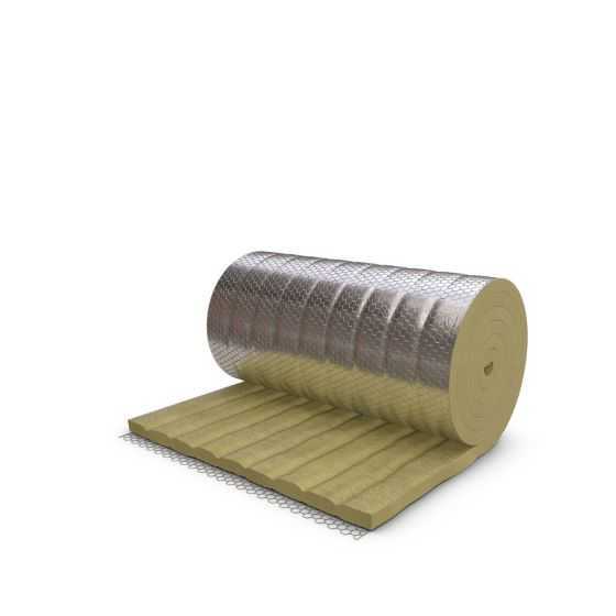 Прошивной мат Paroc Wired Mat 80 AluCoat 50х600х4500