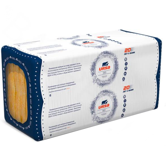 Утеплитель Ursa Geo Фасад 50х600х1250
